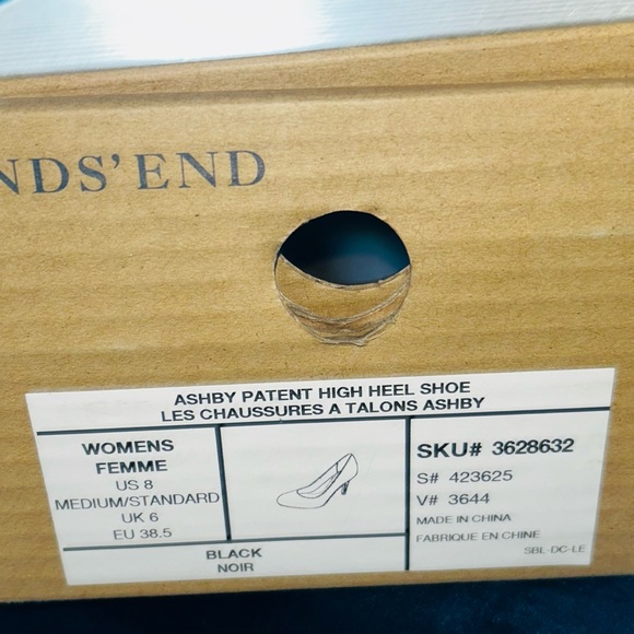 Lands End Ashby Patent Leather High Heel Pump - Picture 5 of 6